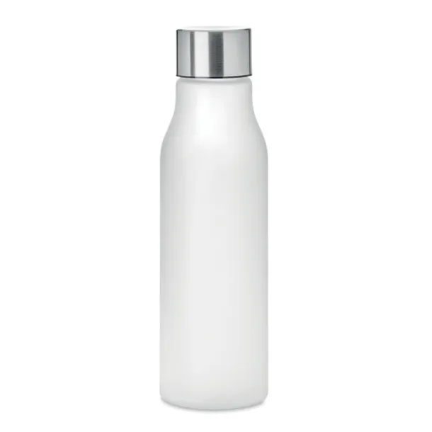 GLACIER RPET RPET bottle with S/S cap 600ml Transparent white