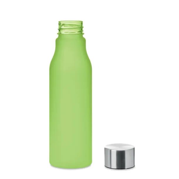 GLACIER RPET RPET bottle with S/S cap 600ml Transparent lime