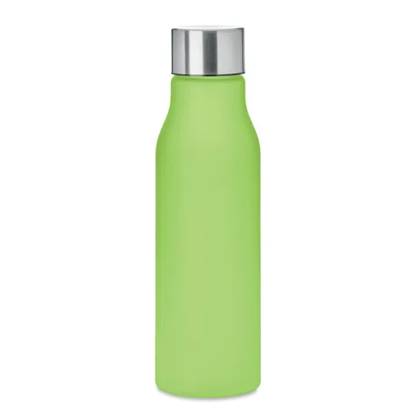 GLACIER RPET RPET bottle with S/S cap 600ml Transparent lime