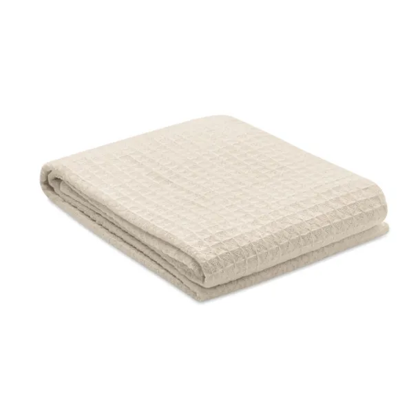 GUSTO Cotton wafle blanket 350 gr/m² Beige