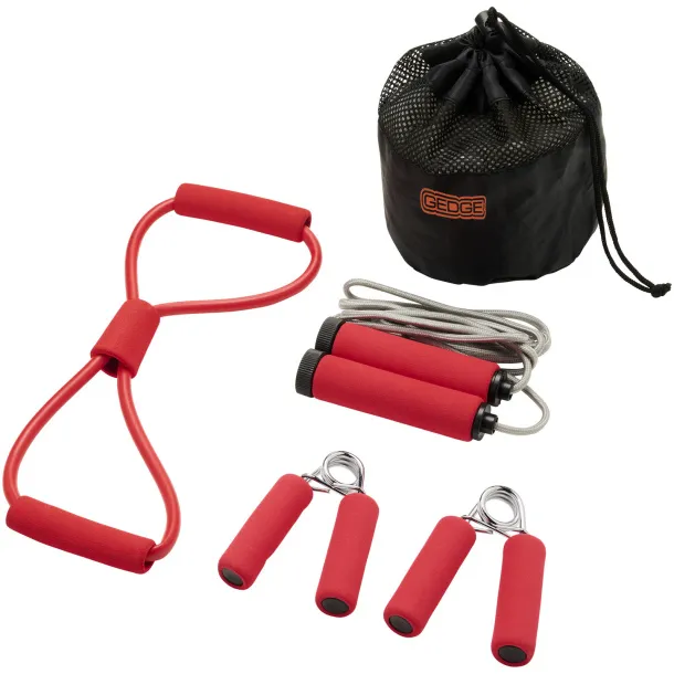 Dwayne fitness set Red