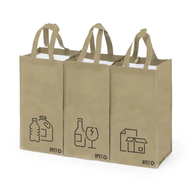  RPET recycle waste bags, 3 pcs neutral