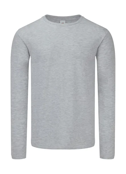  Iconic 150 Classic Long Sleeve T - Fruit of the Loom Heather Grey