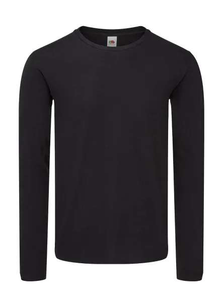  Iconic 150 Classic Long Sleeve T - Fruit of the Loom Black