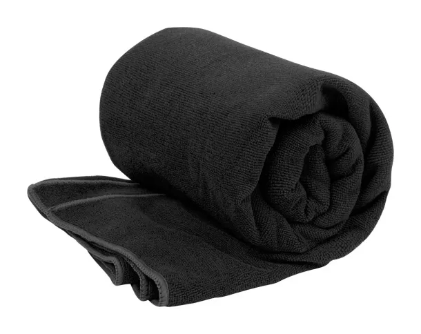 Pendu RPET ručnik, 310 g/m². Crna