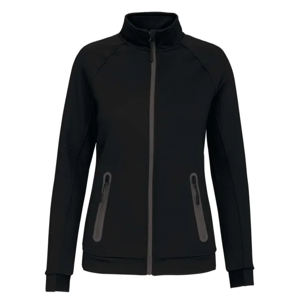  LADIES' HIGH NECK JACKET - 310 g/m² - Proact Black