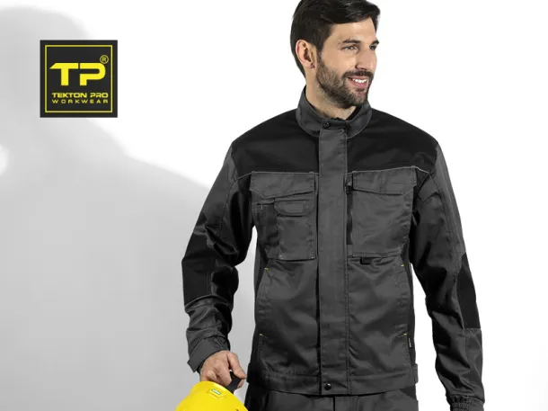 AVIATOR JACKET workwear jacket - TEKTON PRO Dark gray