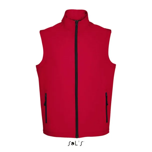 SOL'S RACE BW MEN - SOFTSHELL BODYWARMER - SOL'S Pepper Red