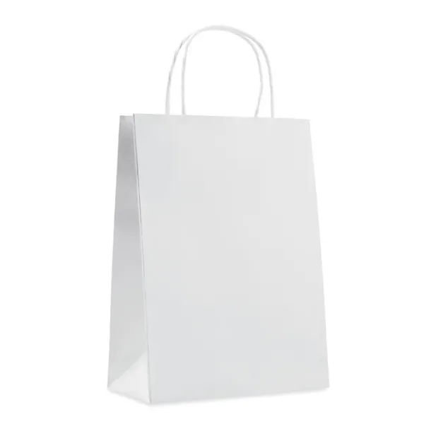 PAPER MEDIUM Gift paper bag medium size White