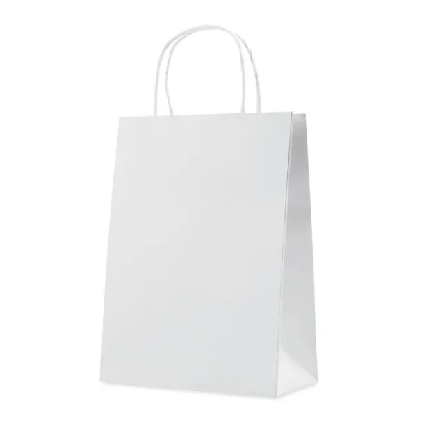 PAPER MEDIUM Gift paper bag medium size White