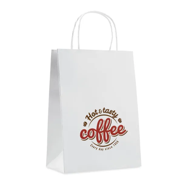 PAPER MEDIUM Gift paper bag medium size White