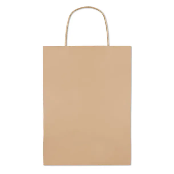 PAPER MEDIUM Gift paper bag medium size Beige