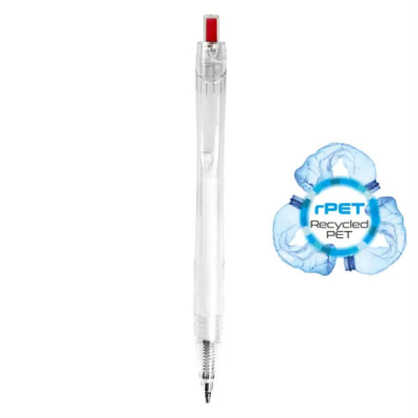  RPET ball pen red