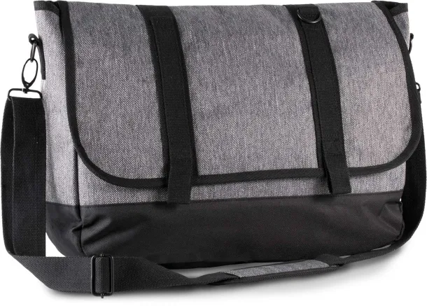  Poštarska torba - Kimood Grey Twill Crna