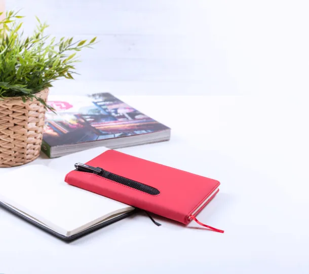 Merton notebook Red
