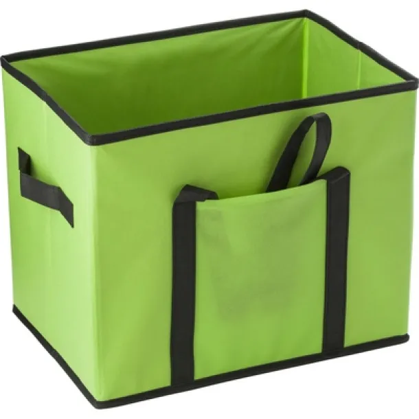  Foldable car organizer light green