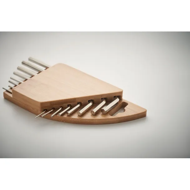 KARUVI Hex key set in bamboo Wood