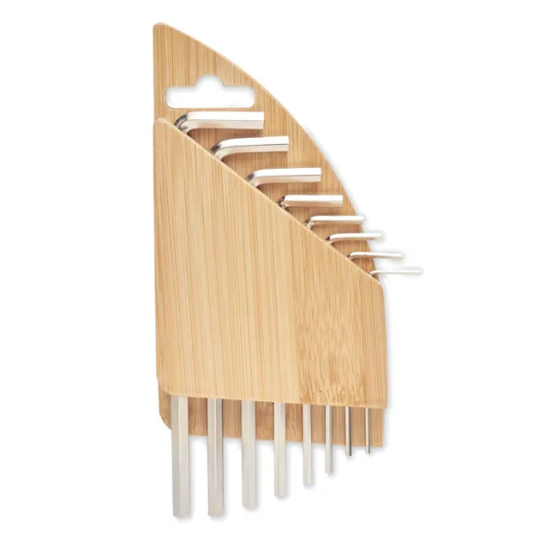 KARUVI Hex key set in bamboo Wood