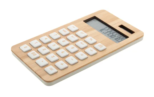 BooCalc bamboo calculator Natural