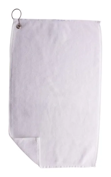 Birdie sublimacijski ručnik za golf, 400 g/m² Bijela