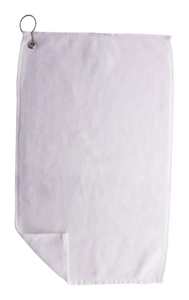 Birdie sublimacijski ručnik za golf, 400 g/m² Bijela