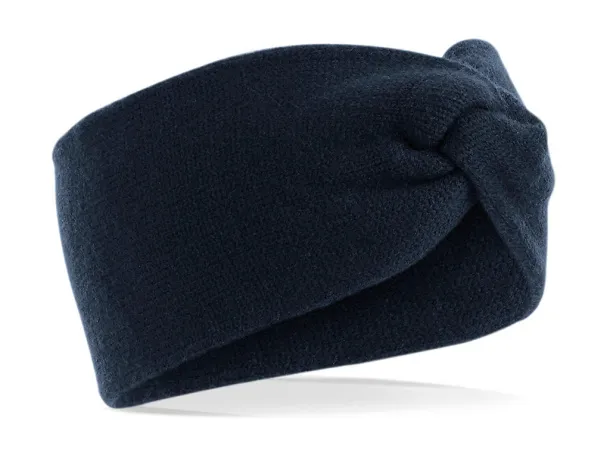  Twist Knit Headband - Beechfield French Navy