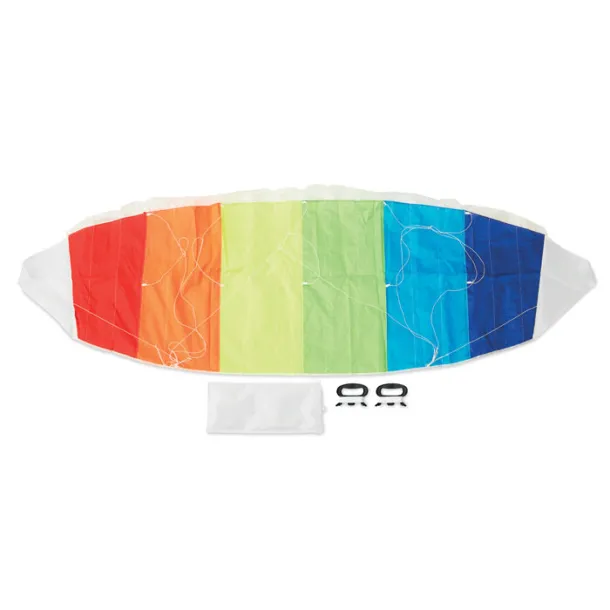 ARC Rainbow design kite in pouch Multicolour