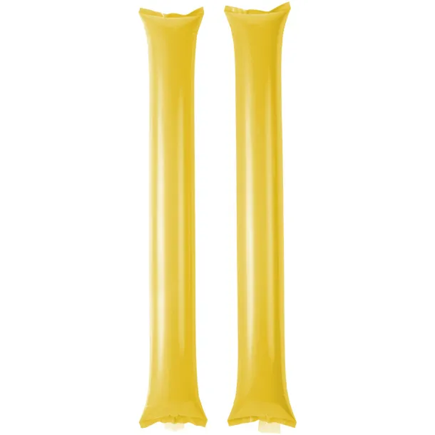 Cheer 2-piece inflatable cheering sticks Yellow
