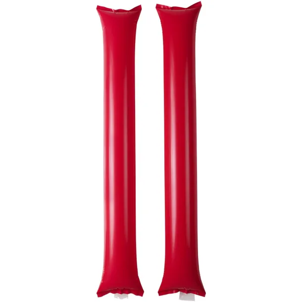 Cheer 2-piece inflatable cheering sticks Red
