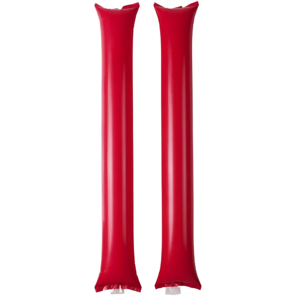 Cheer 2-piece inflatable cheering sticks Red