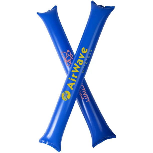 Cheer 2-piece inflatable cheering sticks Royal blue