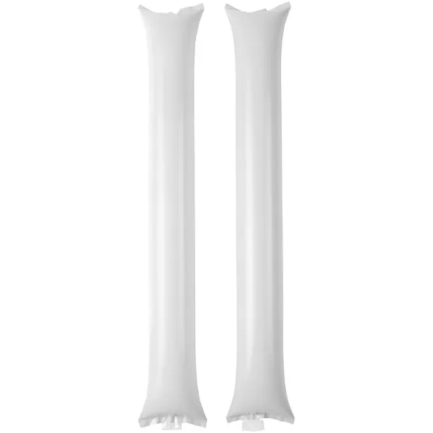 Cheer 2-piece inflatable cheering sticks White