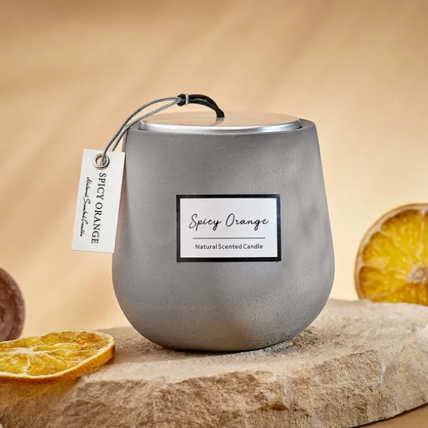 TAVIRA scent candle Grey