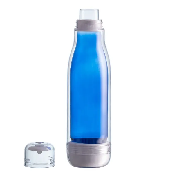 SMART 520 ml glass bottle with outer tritan wall Blue