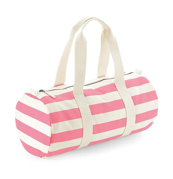  Nautical Barrel Bag - Westford Mill Natural Pink