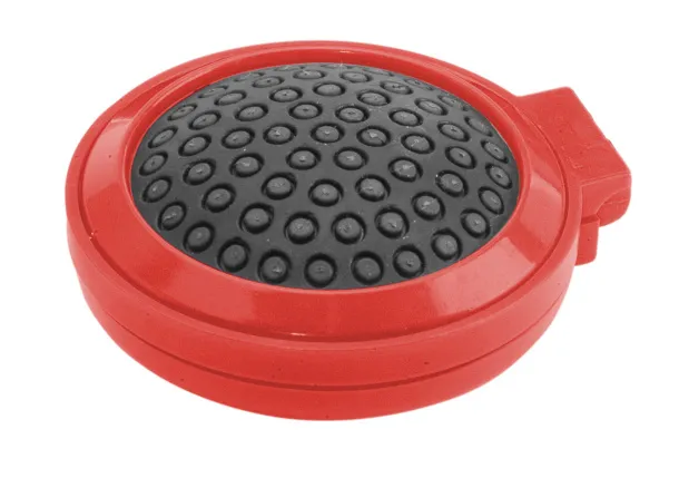 Juvia mirror with hairbrush Red