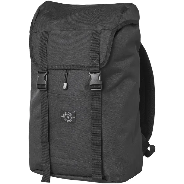 Westport 15" RPET laptop backpack - Parkland Solid black