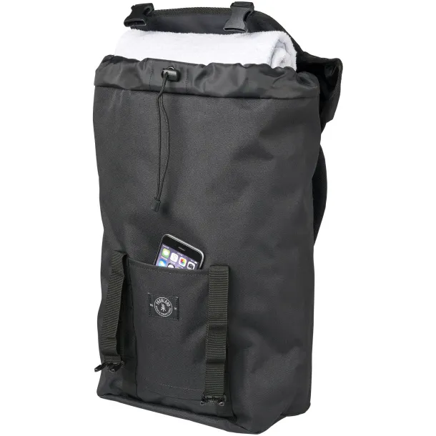 Westport 15" RPET laptop backpack - Parkland Solid black
