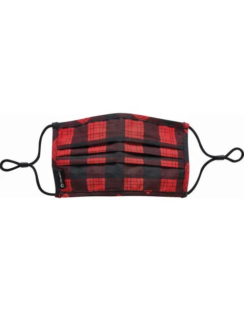  Fusion Face Mask ViralOff® - Stormtech Black Red Plaid