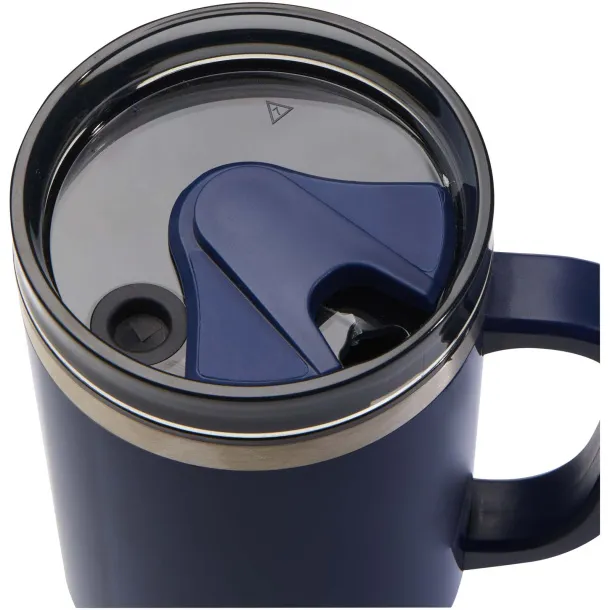 Melbourne 1200 ml RCS certified insulated tumbler with straw Navy Blue