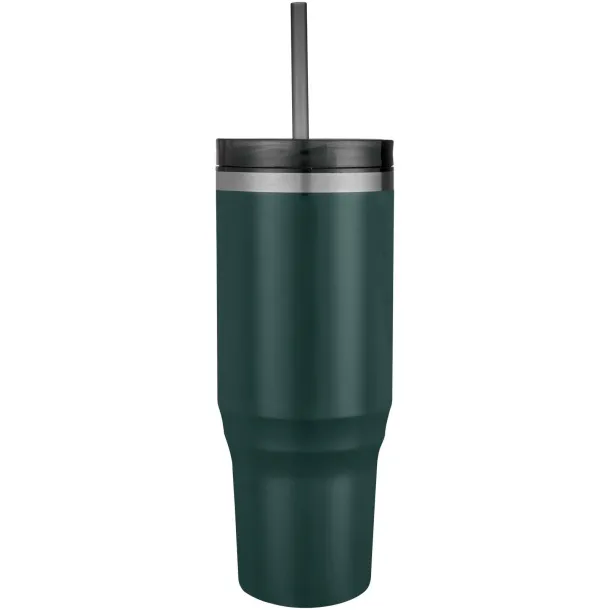 Melbourne 1200 ml RCS certified insulated tumbler with straw Green flash