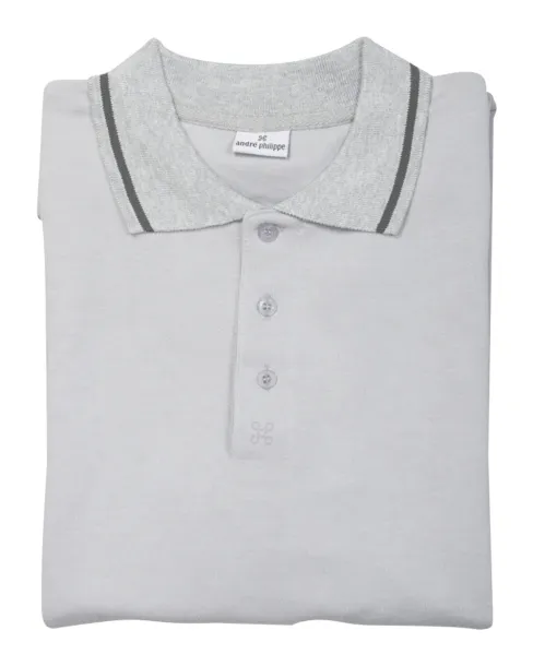 Collier polo shirt - André Philippe Svijetlo grey