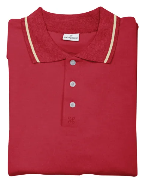 Collier polo shirt - André Philippe Red