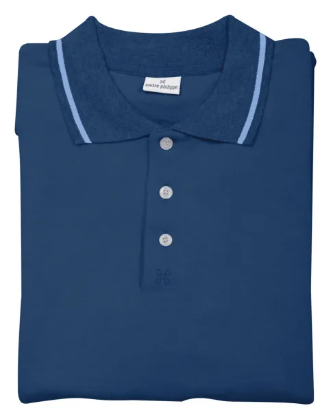Collier polo shirt - André Philippe Dark blue