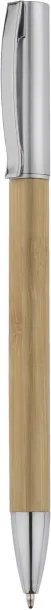 LENO Bamboo ball pen Srebrna
