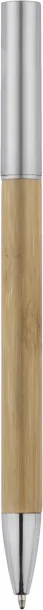 LENO Bamboo ball pen Srebrna