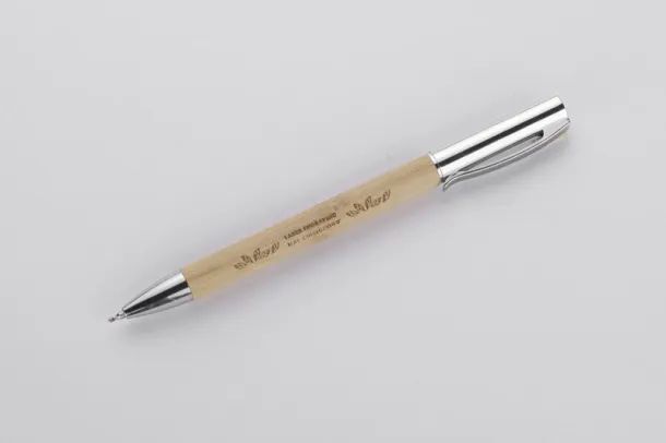 LENO Bamboo ball pen Silver