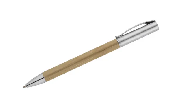 LENO Bamboo ball pen Srebrna