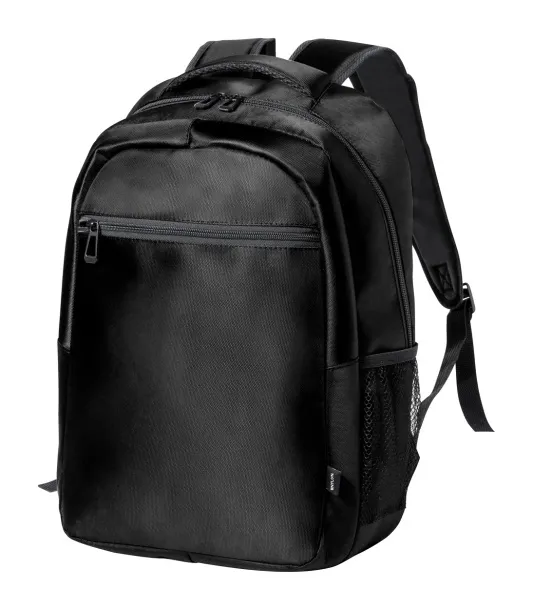 Jacob RPET ruksak, 15" Crna