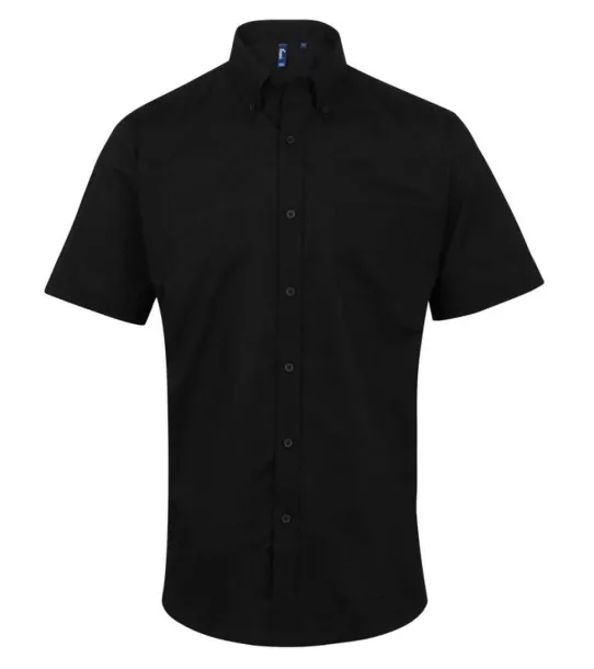  MEN’S SHORT SLEEVE SIGNATURE OXFORD SHIRT - Premier Black